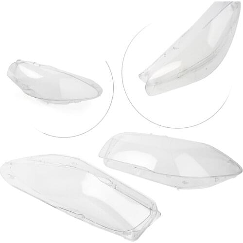 2pcs Auto Car Headlight Cover Clear Lens Set For BMW 5 Series F10 F18 535i 520 523 525 535 530 2010 2011 2012 2013 2014