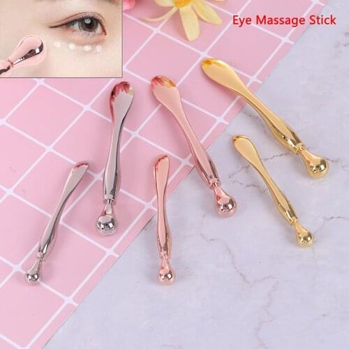 Metal Cosmetic Spatulas Facial Mask Spoon DIY Eye Cream Mixing Spatula Scoop Anti Wrinkle Massage Sticks Makeup Tools Hot