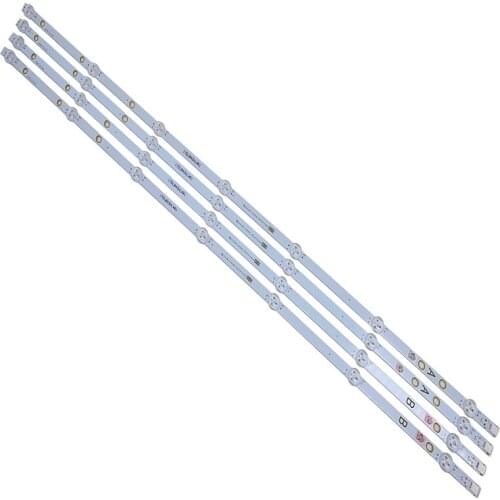 New 4 PCS/set 7LED 805mm LED backlight strip for Vestel 17DB43H P43d300 LB43007 17DLB43VLXR1 VES430UNDL-2D-N12 VES430UNDA-2D-N12