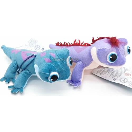 20/Lot Bruni Salamander Purple Blue lizard 15CM Plush Keychain Pendant Stuffed Toys