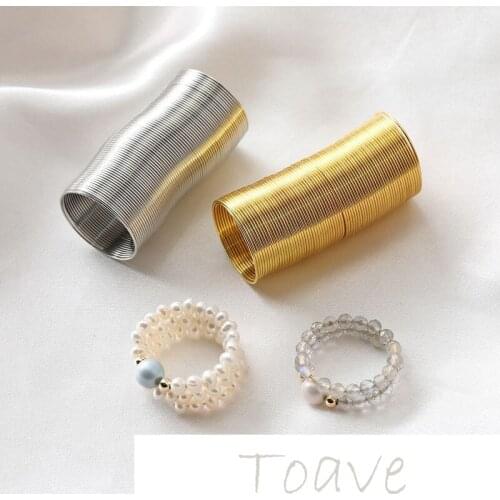 Stainless steel memory wire steel wire bracelet diy beaded ring shank hand-made material accessories jewelry