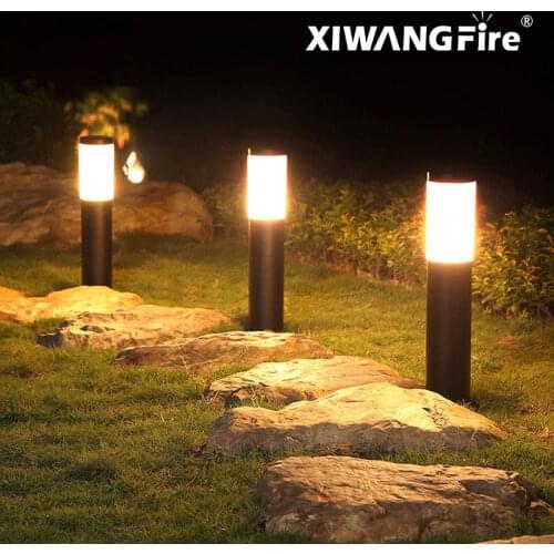 XIWANGFIRE LED Outdoor Solar Lawn Lamps Pathway Lights Waterproof Garden Decoration Solar Light for Garden Landscape Path Yard