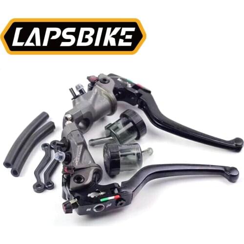 19RCS Motorcycle CNC Hard Anodizing Radial Hydraulic Brake Master Cylinder Cable Clutch Brake Lever Universal For 22MM Handlebar