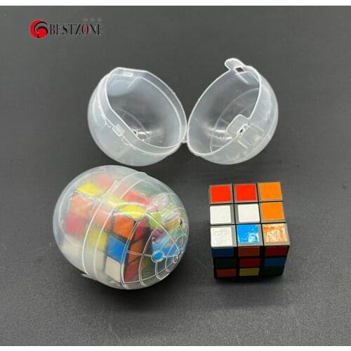20/50Pcs Novelty Funny Relaxing Cube Surprise Egg Capsule Toys Ball Model Puppets Kids Toys for Children Gifts Vending Machine