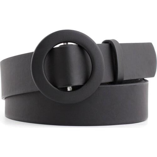 2020 Vintage Black Brown White Female Leather Waist Belt Women Designer Belts For Womens Dress waistband Strap 107*2.8cm