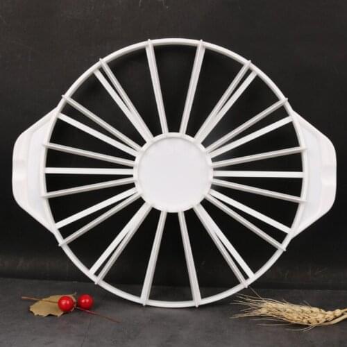 2021 Baking Cake Slicers Household Pies Cakes 14/16 Pieces Slicer Cutter Round Equal Portion Marker Divider Baking Tool White