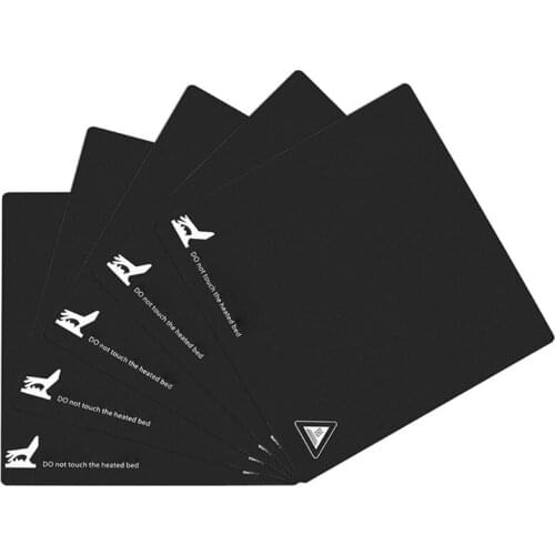 3D Printer Square Hot Bed Sticker Paper Hot Bed Aluminum Substrate Printing Sticker Anti-warping Edge 9.25X9.25in 85DD