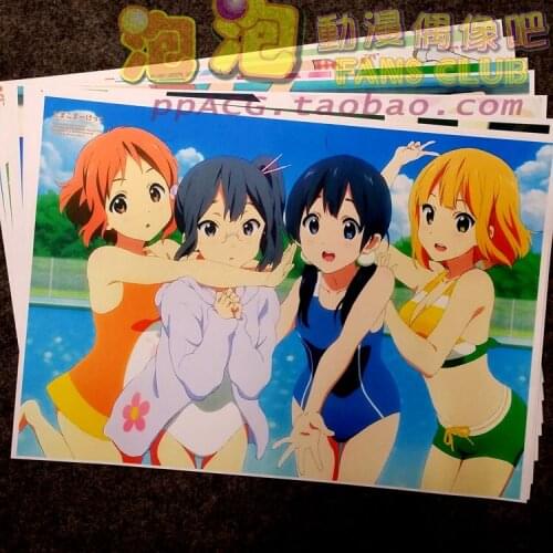 8Pcs Anime Tamako Market Picture Posters Figures Poster 42x29cm Toys for Wall Home Decoration Kids Adult Gift