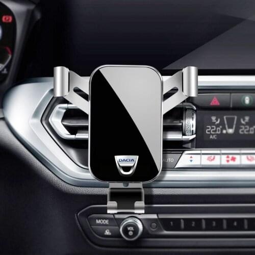 1Pcs Car Phone Holder 360 Rotation Bracket Car vent Stand Accessories For Dacia Duster Logan Sandero Stepway Lodgy Dokker