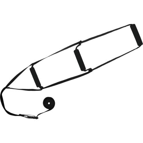 Black Bed Ladder Pull Up Assist for Elderly Senior,Padded Hand Grip,Adjustable Length Ladder Design