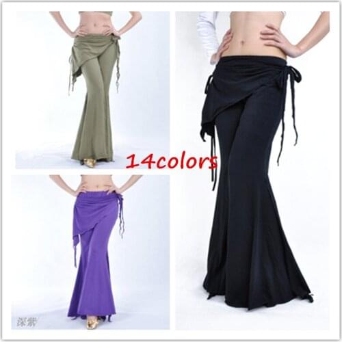 Tribal Bellydance Clothes Ladies High Waist Trousers Practice Clothes Dance Wear Belly Dance Pants Lady Costume Dance clothing
