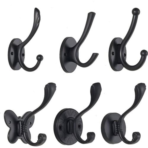 JD European Creative Coat Hook Solid Single Door Hook Bedroom Wall Hanging