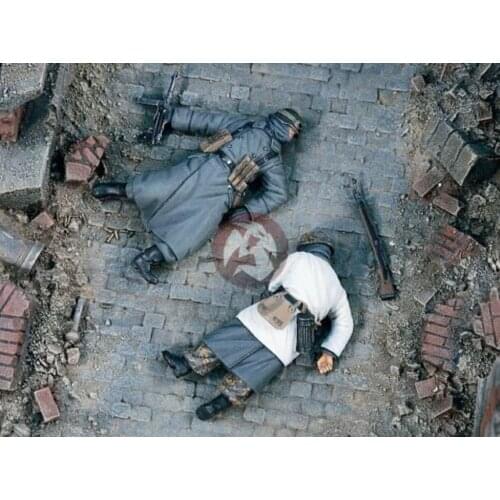 Resin soldier two-person kit model 1：35