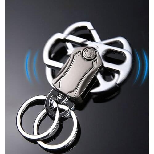 New Creative Fidget Spinner Key Chain Metal Bottle Opener Key Organizer Wallet Rotatable Finger Gyro Car Key Ring Key Holder
