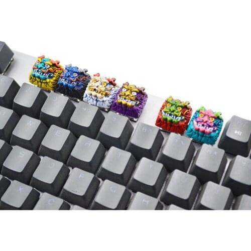 New Chinese Style Faucet Keycap Resin Gaming Key Caps for Cherry MX Keyboard Creativity Customized Keycap