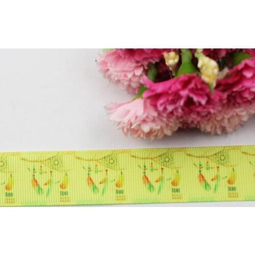 Easter dreamcatcher printed grosgrain ribbon 16-75mm DIY handmade materials wedding gift wrap tape ribbons 10/25/50yards