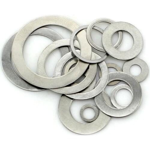 M3 M4 M5 M6 M8 M10 thickness 0.8mm Flat washer Ultrathin Gasket Thin shim washer 304 stainless steel