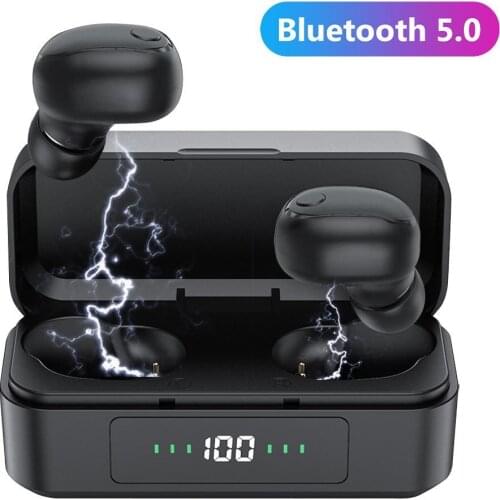 Z9 TWS Portable Bluetooth 5.0 Wireless 9D Stereo Earphones Earbuds for Phones