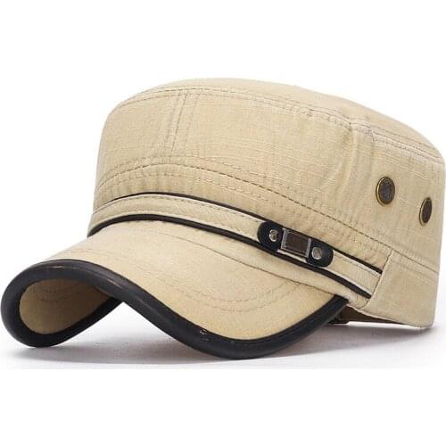 Flat Top Hats Denim Distressed Retro not Fading Hats for Summer Women and Men &T8