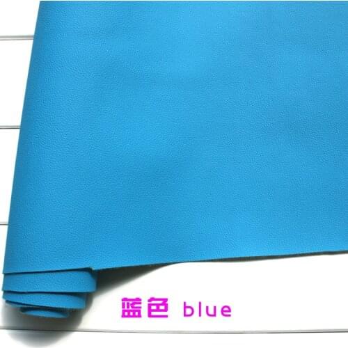 Blue Thick Faux Leather Fabric Imitation PU leather Car Interior Seats Sofa Upholstery 54" Sold By The Yard Free Shipping