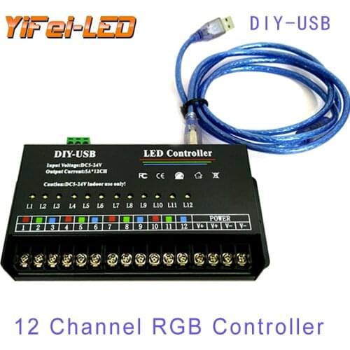 Self programmable (12 channels) seven color single color gradual change led light string dot net red building ladder light strip