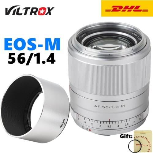 Viltrox 56mm f1.4 STM Auto Focus APS-C Prime Lens for Canon EOS-M cameras M10 M50 M100 M5 M6 MarkII