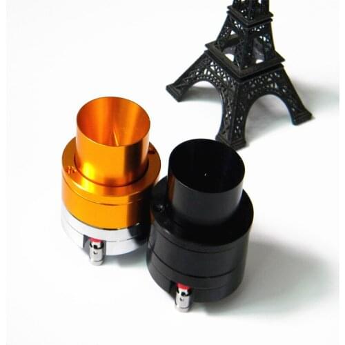 2.5 inch 58mm Car Horn Loud Speakers Tweeter 1000W 4Ohm Black Aluminium Tweeters Free Shipping