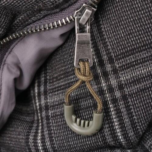 5 Pcs Zip Cord Broken Buckle Zipper Pull Puller End Fit Rope Tag Fixer Backpack Tab Replacement Clip Buckle Travel Bag Suitcase