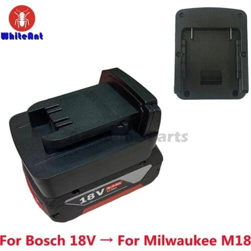 Battery Adapter For Milwaukee M18 18V Power Tools Use For BOSCH 18V Lithium Battery Converter Accessories