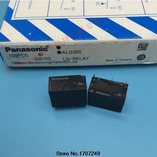 Free Shipping 100% new original relay 10pcs/lot ALQ305 Can replace JQ1AP-5V-F, JY5H-K, G6B-1174P-US-DC5V