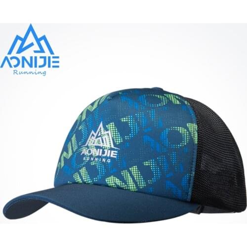 AONIJIE E4106 Mens Womens Sports Adjustable Sun Visor Baseball Cap Trucker Hat Mesh Back For Running Hiking Marathon Trail