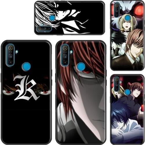 Kira Yagami Light Death Note Case For Realme 8 Pro C15 C11 C3 GT Neo 7i Q3 6 7 Pro Funda For OnePlus 9 Pro 8 Nord 7T 8T