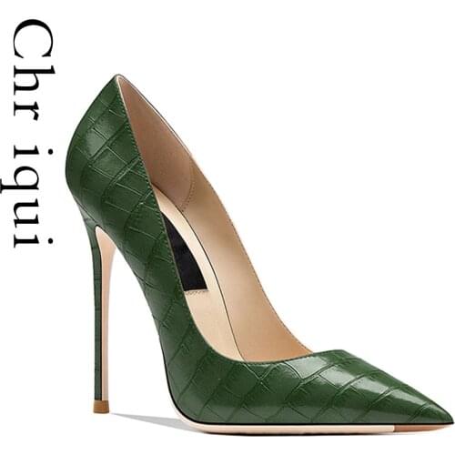 Chr iqui Leather Pumps