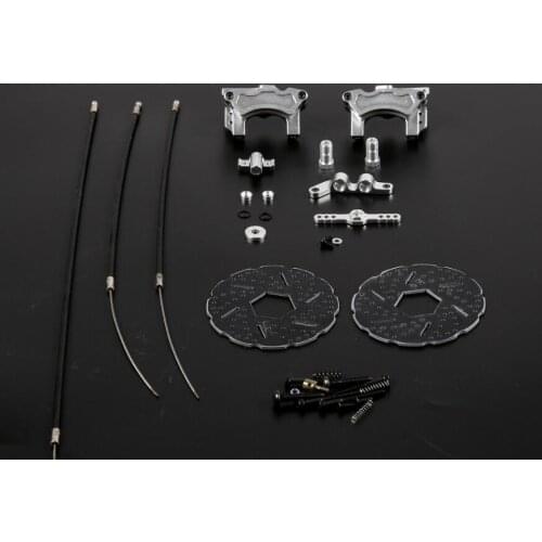 CNC rear wheel Wire Brake cable brake kit for 1/5 hpi rovan km baja 5b RC CAR parts