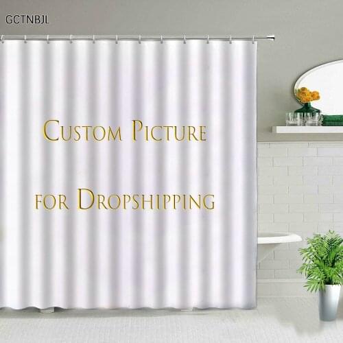 GCTNBJL Customize Shower Curtains Set Tapestry Bath Mats Bathroom Decor Screen Washable Carpet Non-slip Rugs Customized Photo