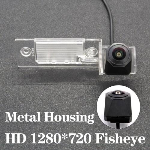 HD 1280*720 Fisheye Metal Housing Car Reversing Rear View Camera For Volkswagen VW Touareg 7L Tiguan Jetta/Bora MK4