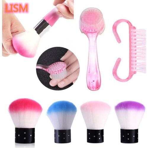 UV Gel Polishing Nail Brushes Nail Art Cleaning Brushes Remove Dust Acrylic Drawing Painting Brush Manicure Nails Art Accessory