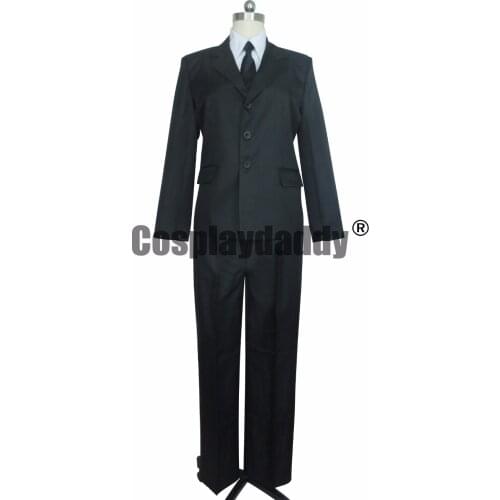 Psycho Pass Saiko Pasu Black suit Cosplay Costume F008