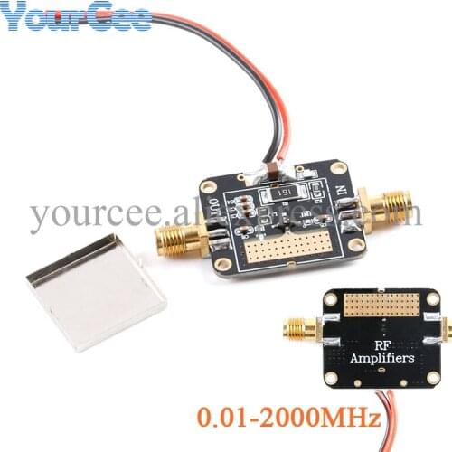 RF Amplifier Board Module 0.01-2000MHz Low Noise LNA Wideband 0.01-2000MHz Gain 32dB Power Amplifier Module