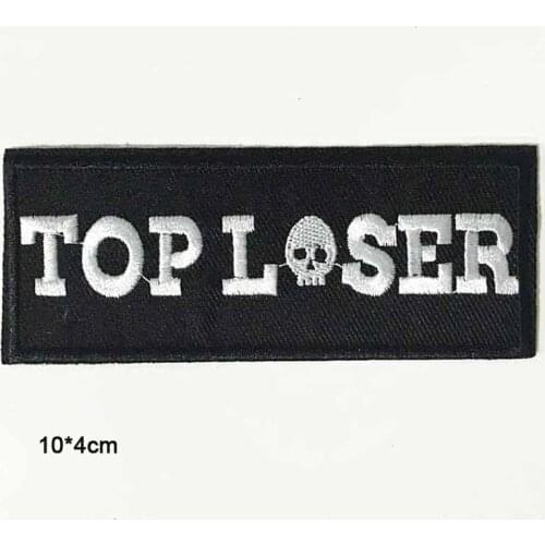 Loser Letters Iron On Patch Embroidered Clothes Patch For Clothing Clothes Stickers Garment Apparel Accessories