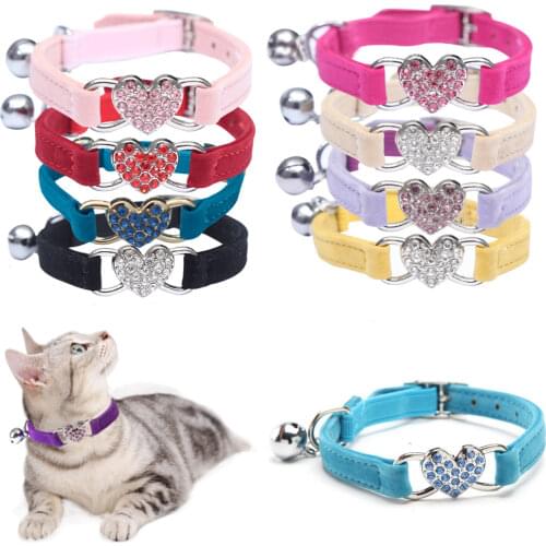 Cat Collar With Bell Collar For Cats Kitten Puppy Leash Collars For Cats Dog Chihuahua Pet Cat Collars Leashes Lead Pet Supplies