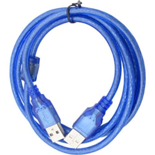 High Speed USB 2.0 Data Cable 0.3m 0.5m 1.5m Male To Male USB2.0 Type A Extension Cord For Car MP3 Cameras Hard Disk Cabo