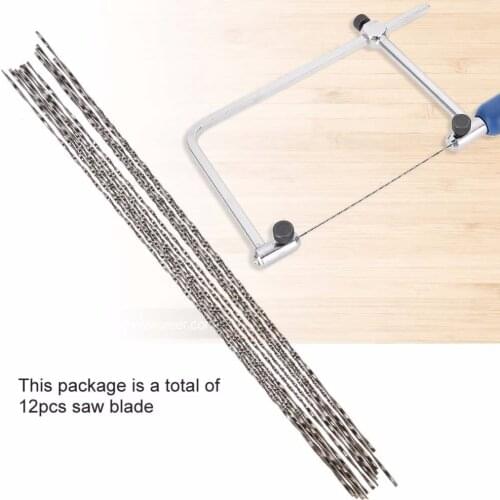 Pro 12 Pieces Jewellery Tools With Spiral Teeth for Wood Metal Plastic Cutting Sawing Carves Jewelry Making Tool for Jewelers