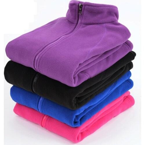 2021 New Arrival Autumn Winter Women Fleece Sweatshirts Long Sleeve Running Style Solid Color Warm Coat Female Zip up Clothes