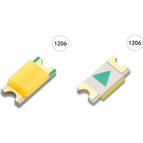 3000PCS 1206 COOL WHITE 3216 COLD SMD LED 20mA 2.8-2.9V Super Bright Light Beads Lamp PLCC-2 3.2*1.6MM