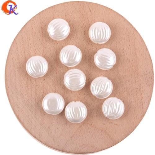 Cordial Design 600Pcs 14*14MM Acrylic Beads/Imitation Pearl Bead/DIY Bead Making/Jewelry Accessories/Hand Made/Earring Findings
