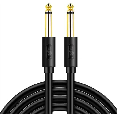 6.5mm Aux Guitar Cable Jack 6.5mm to 6.5mm Audio Cable 6.35mm Aux Cable for Stereo Guitar Mixer Amplifier Speaker cablenew