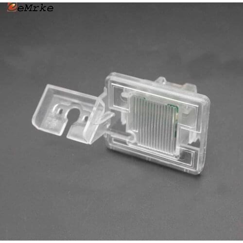 EEMRKE Car Rearview Camera Bracket Mount Led License Plate Light Housing for Mercedes V Vito W477 GLE W166 GLS X166 Metris