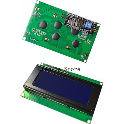 Free Shipping2PCS IIC/I2C/TWI 2004 Serial Blue Backlight LCD Module for Arduino UNO R3 MEGA2560 20 X 4 LCD2004
