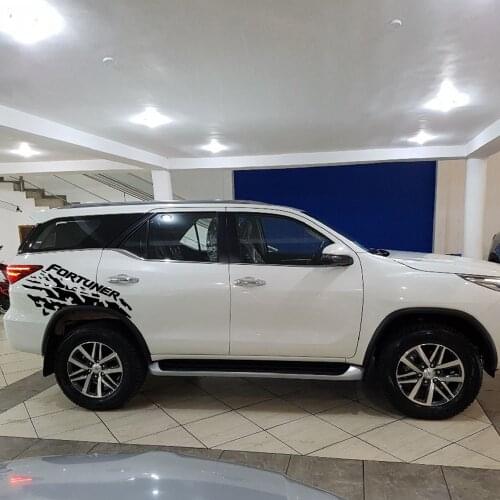 Fit For Toyota Fortuner 2015 2016 2017 2018 2019 Car Stickers Side Body Racing Mountaineering 4X4 Graphic Vinyl Car Decals